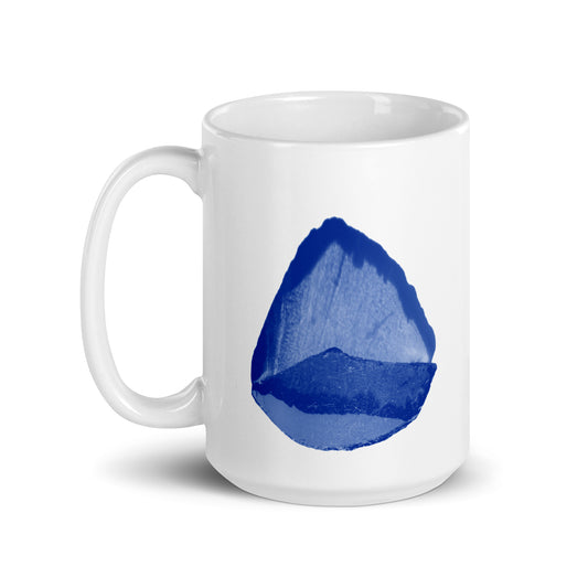 White glossy mug C