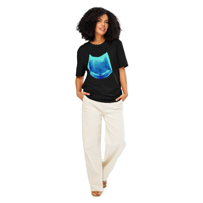 Unisex organic ribbed neck t-shirt 01