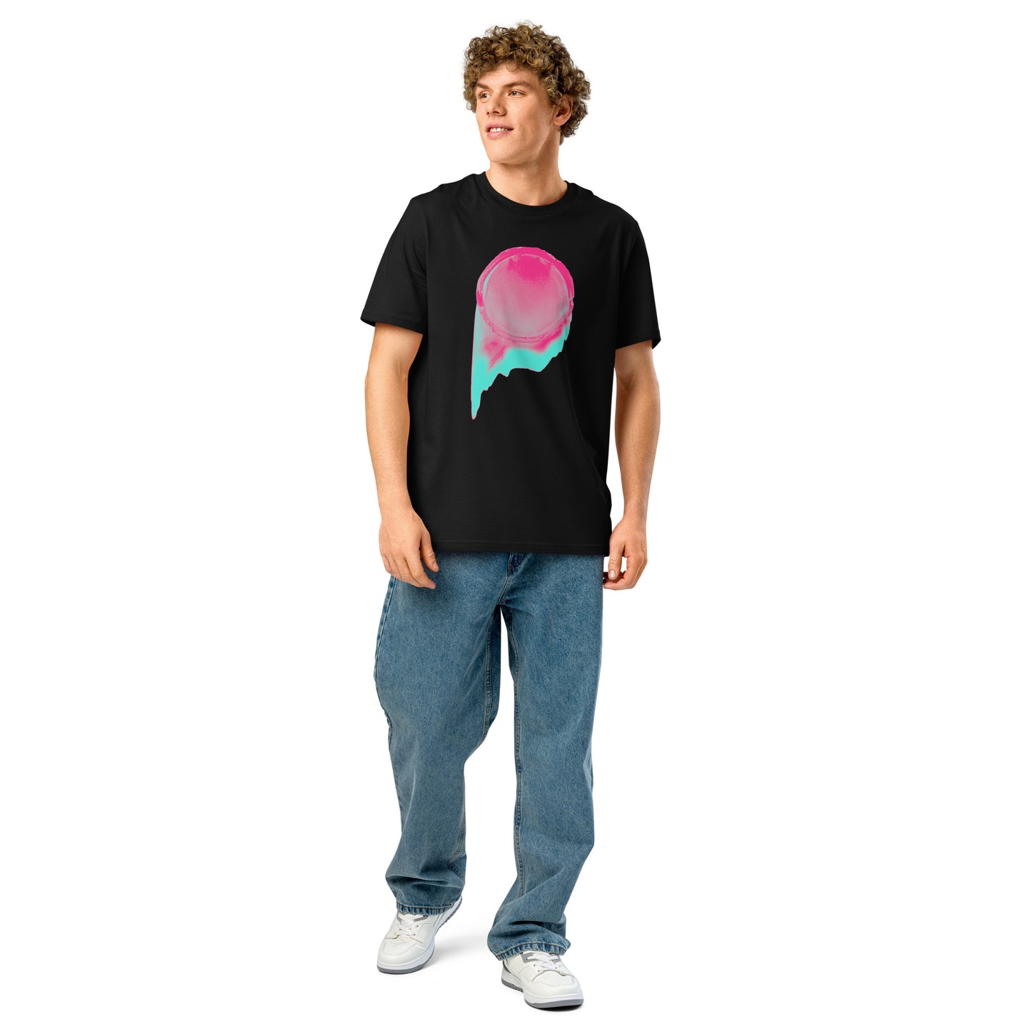 Unisex organic ribbed neck t-shirt 02