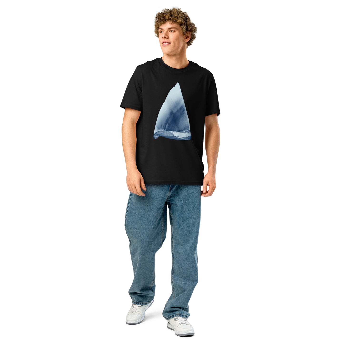 Unisex organic ribbed neck t-shirt 03