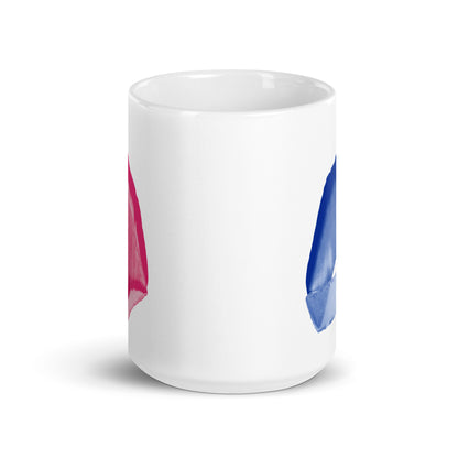 White glossy mug A