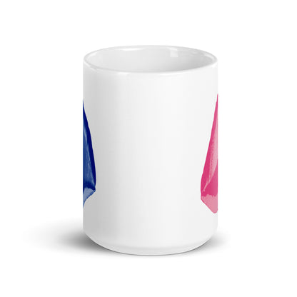 White glossy mug B