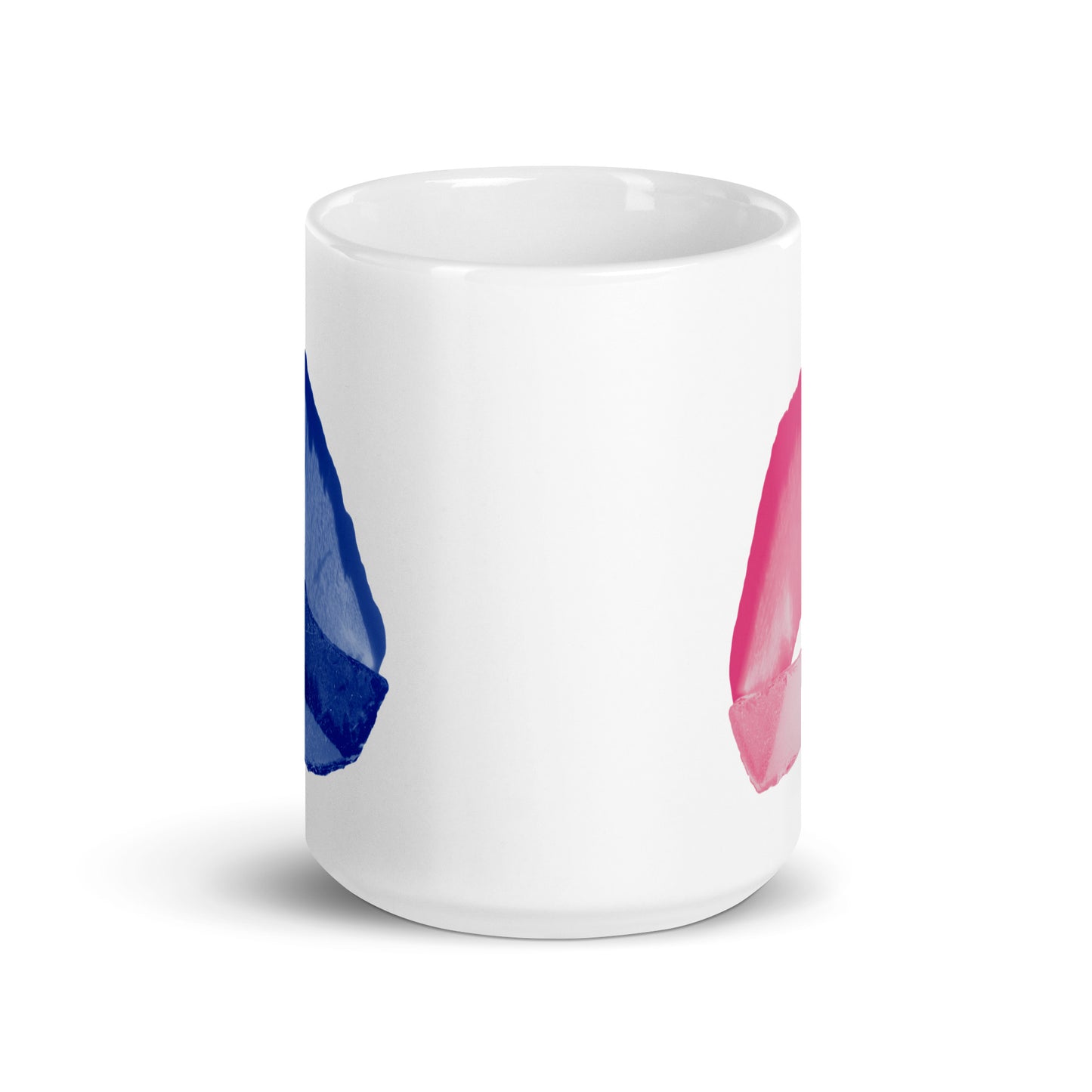 White glossy mug C