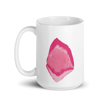 White glossy mug A