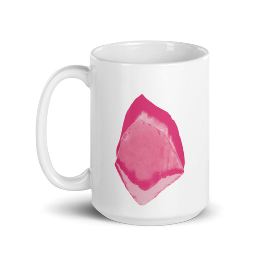 White glossy mug A