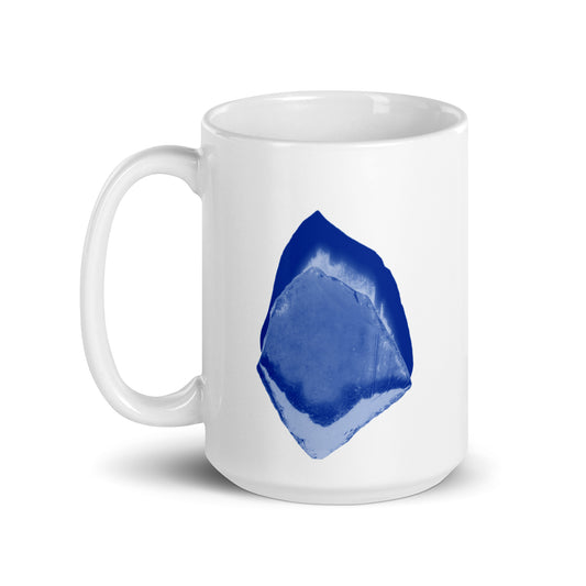 White glossy mug B