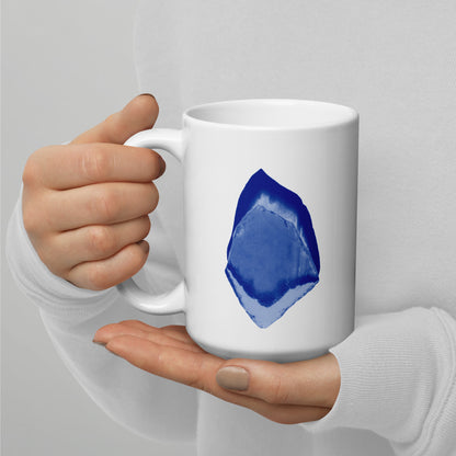 White glossy mug B