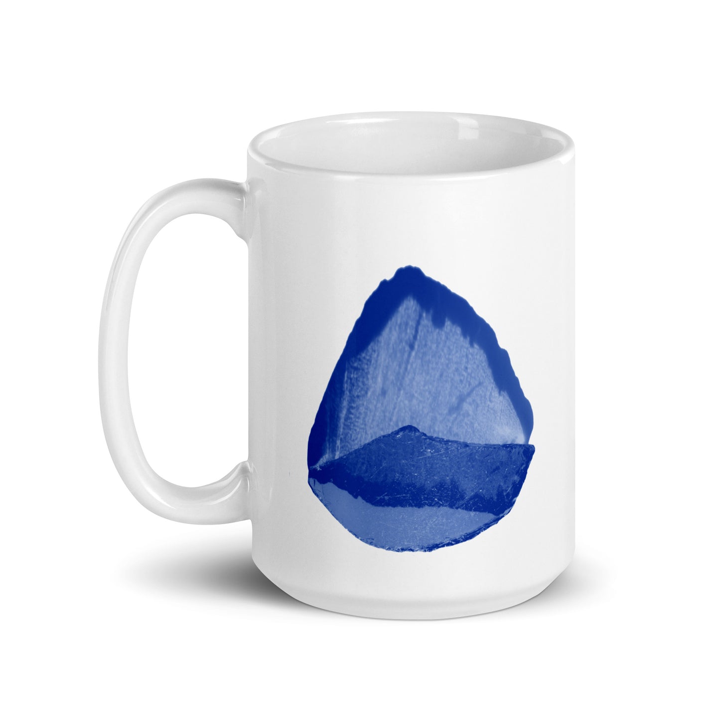 White glossy mug C