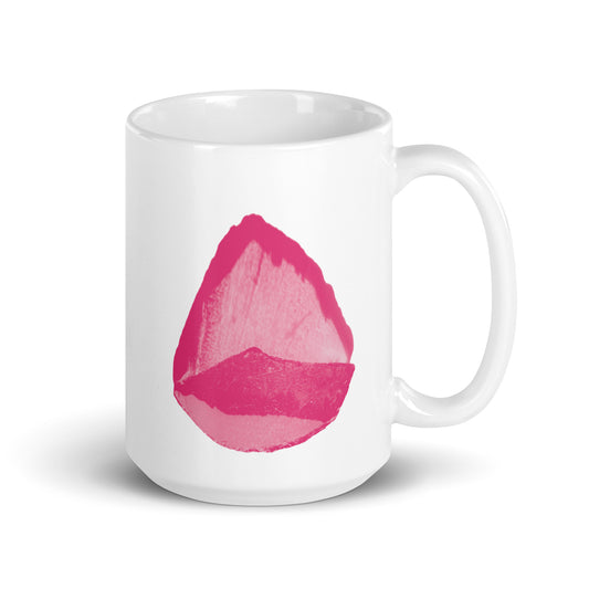 White glossy mug B