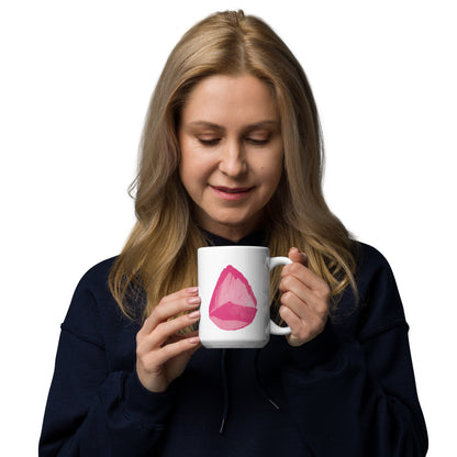 White glossy mug B